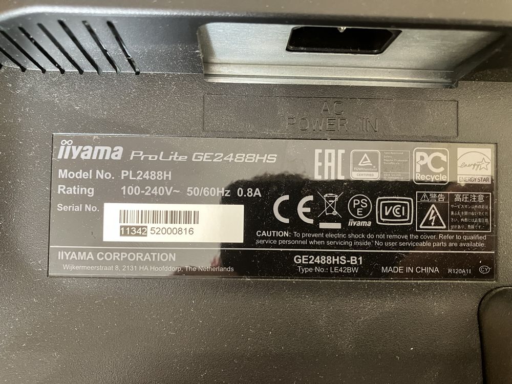 Monitor iiyama ProLite GE2488HS