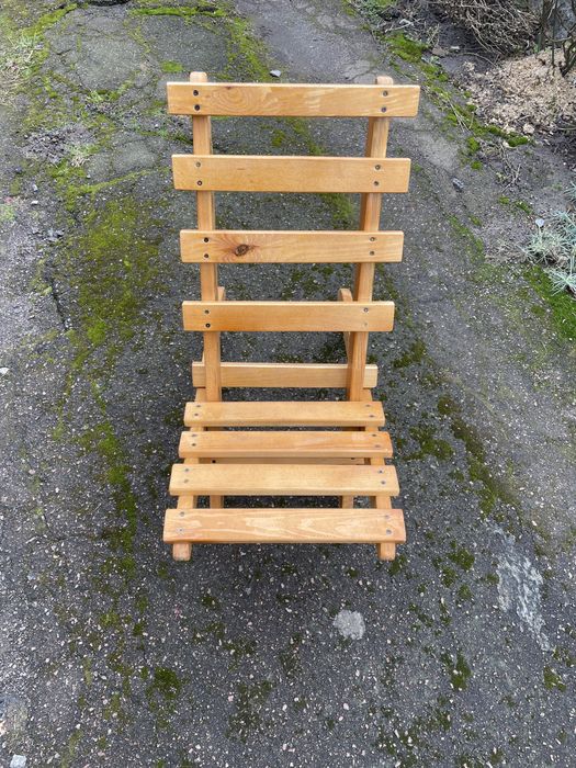 Крісло лежак з дерева