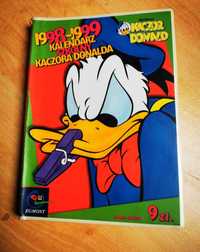 Kalendarz Szkolny Kaczora Donalda 1998r 1999r.