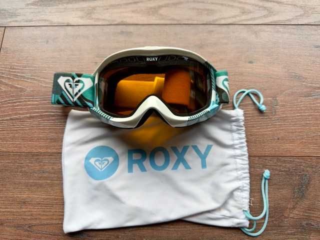 Kask Roxy Power Powder + Gogle Roxy rozmiar 56cm S Narty / Snowboard