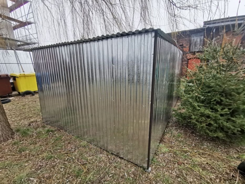 Hala mobilna blaszak schowek na budowę ocynkowany 3x5m
