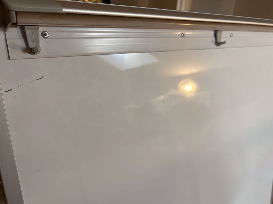 Duża tablica magnetyczna typu flipchart