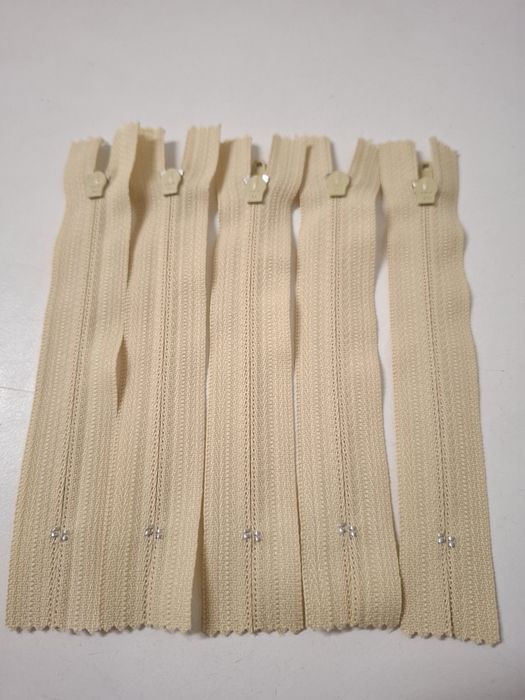 5 Fechos espiral 4mm - tamanho 12cm