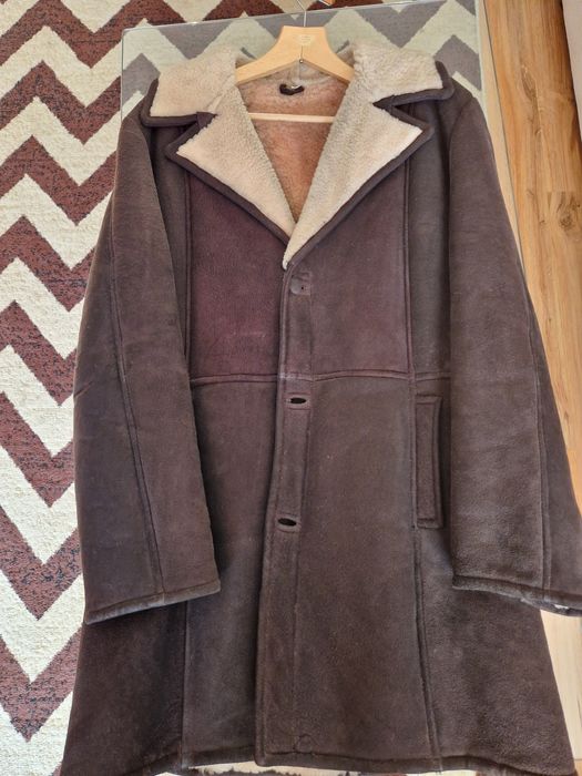 Kożuch męski z owczej skóry