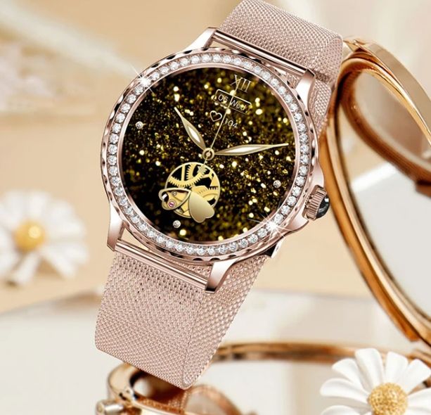 Smartwatch Elegancki Zegarek Damski Polskie Menu 2 Paski