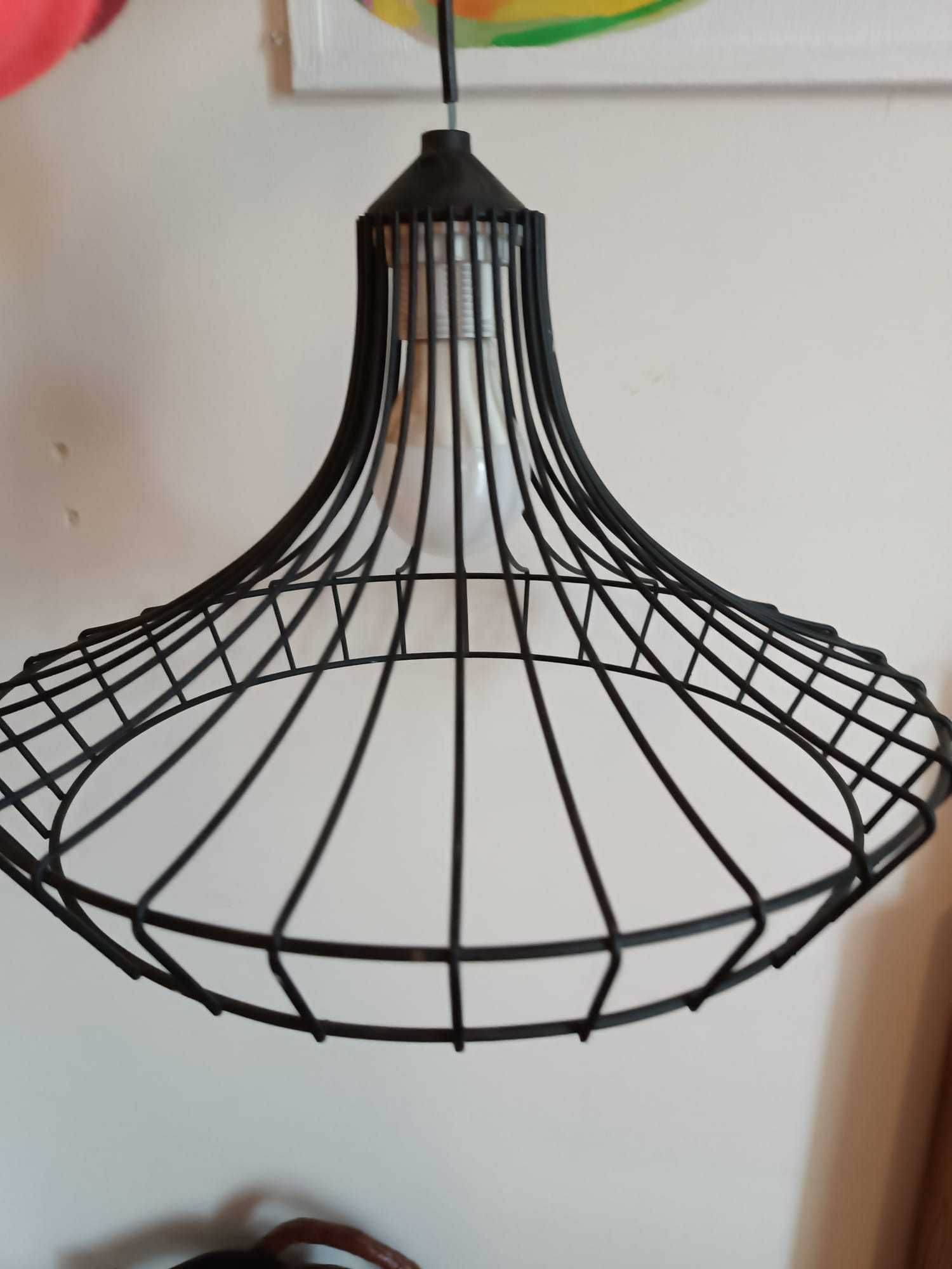 Lampa abażur metalowa