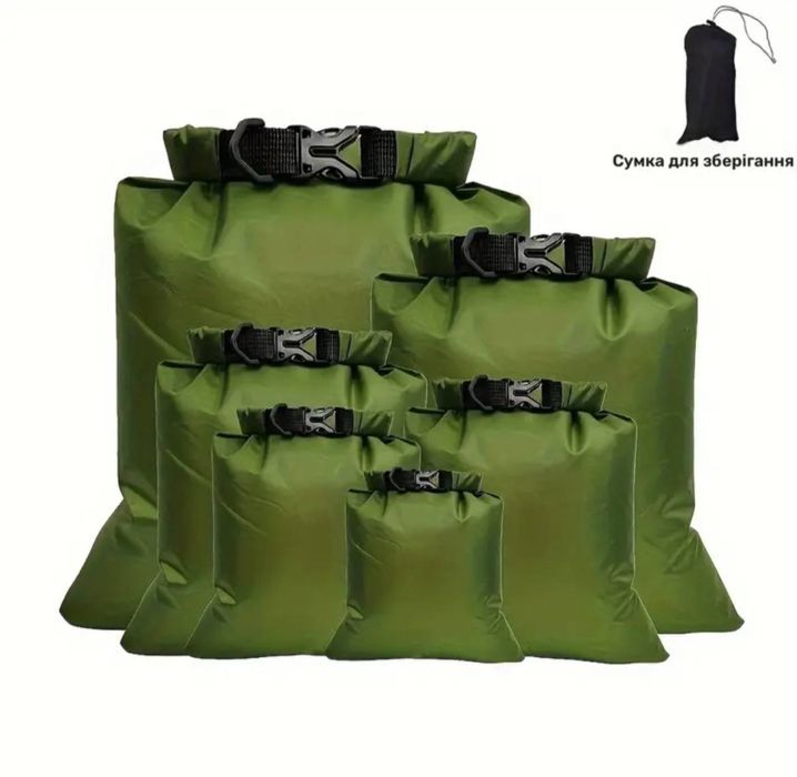 Набір водонепронекних сумок (6 шт)