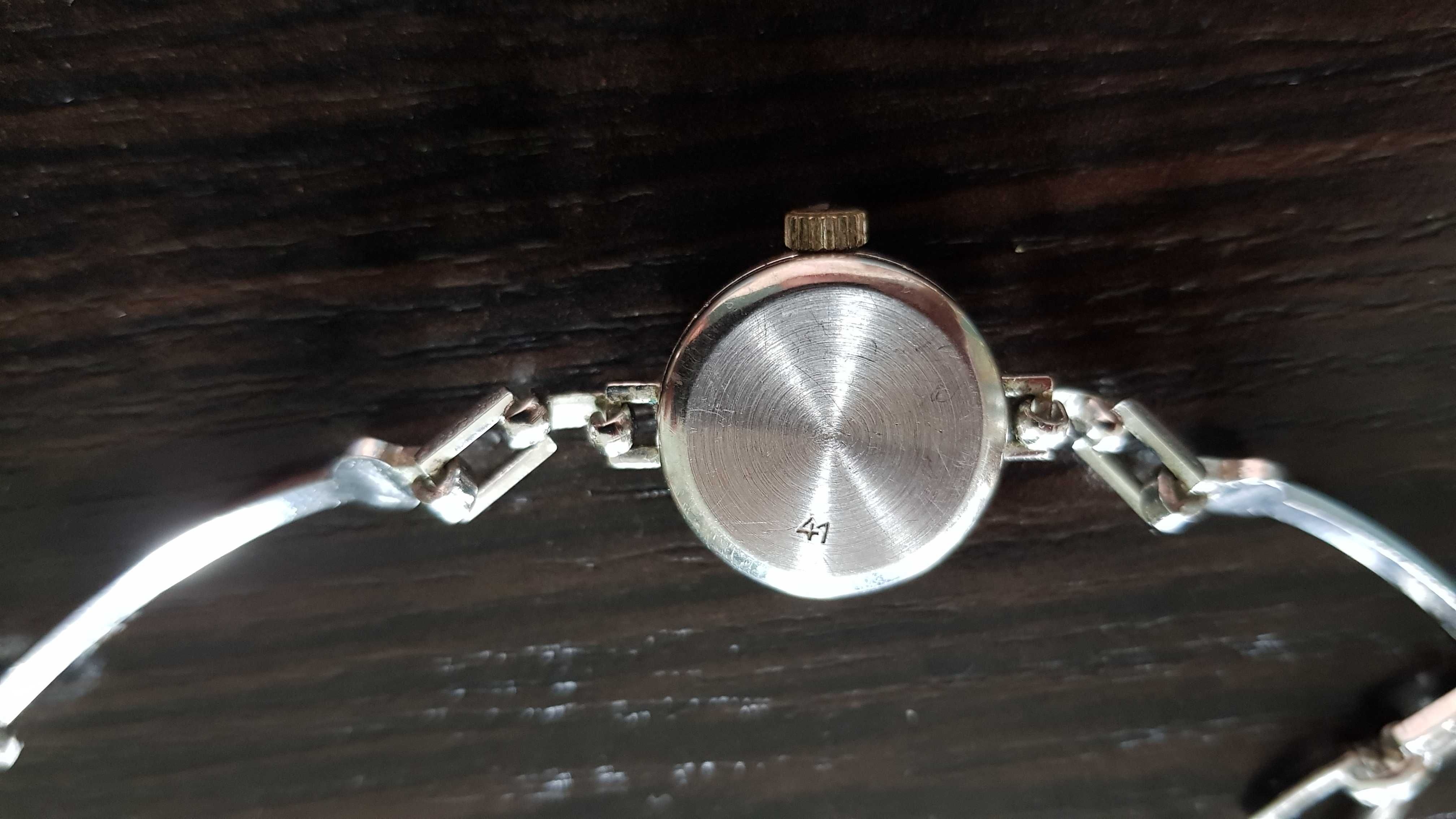 Zegarek damski mały zgrabny biżuteryjny Glashutte