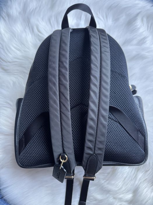Рюкзак оригінал Coach Court In Signature Canvas, Gold/Brown Black