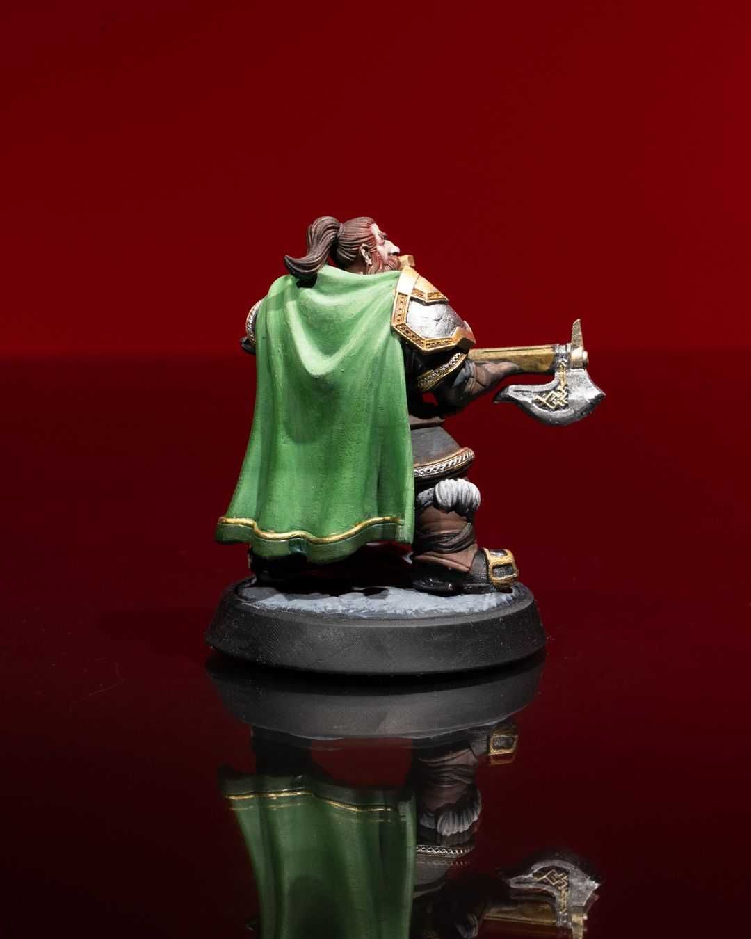 Krasnolud Range Strażnik Figurka 32mm 14K zgodna z DnD RPG Pathfinder