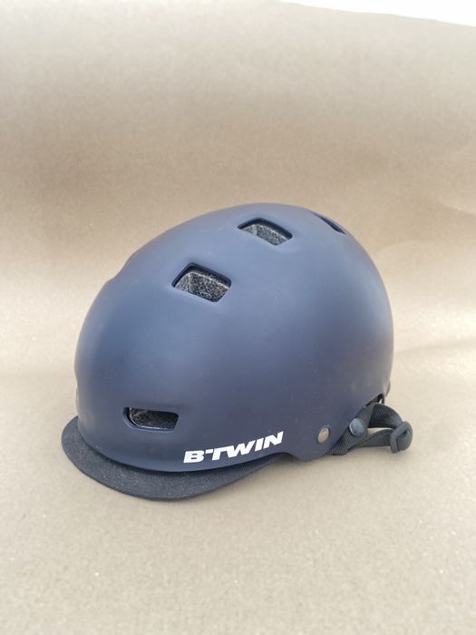 Kask dziecięcy nowy B’twin niebieski