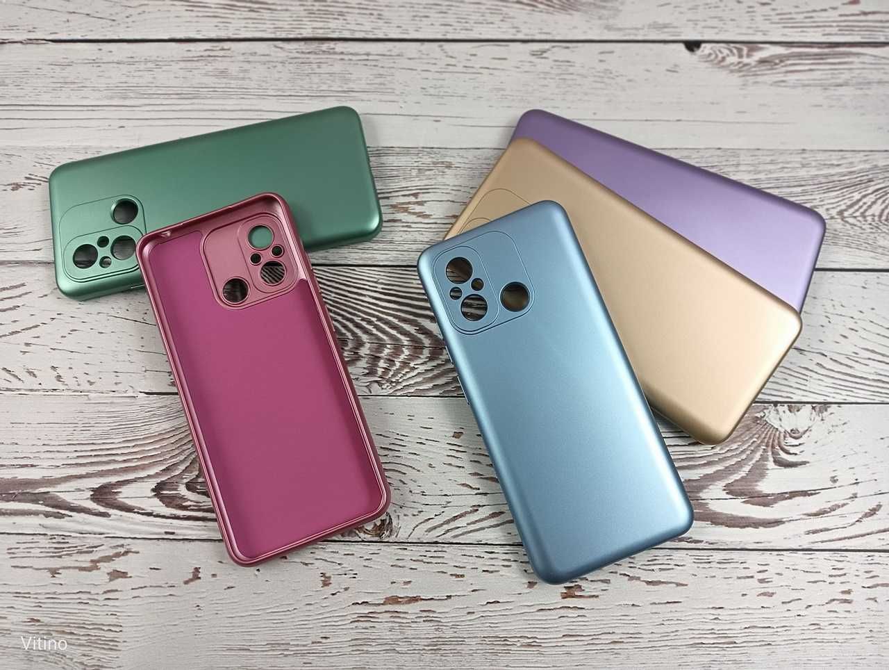 Etui Nakładka Metalic do Xiaomi Redmi 12c + Szkło Hartowane