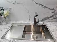 Кухонная мойка с дозатором Platinum Handmade HDB 78*43/23 см