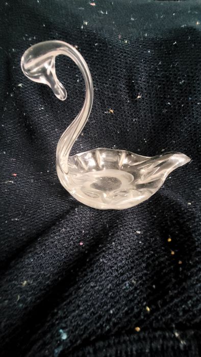 Szklany łabędź,lata 80