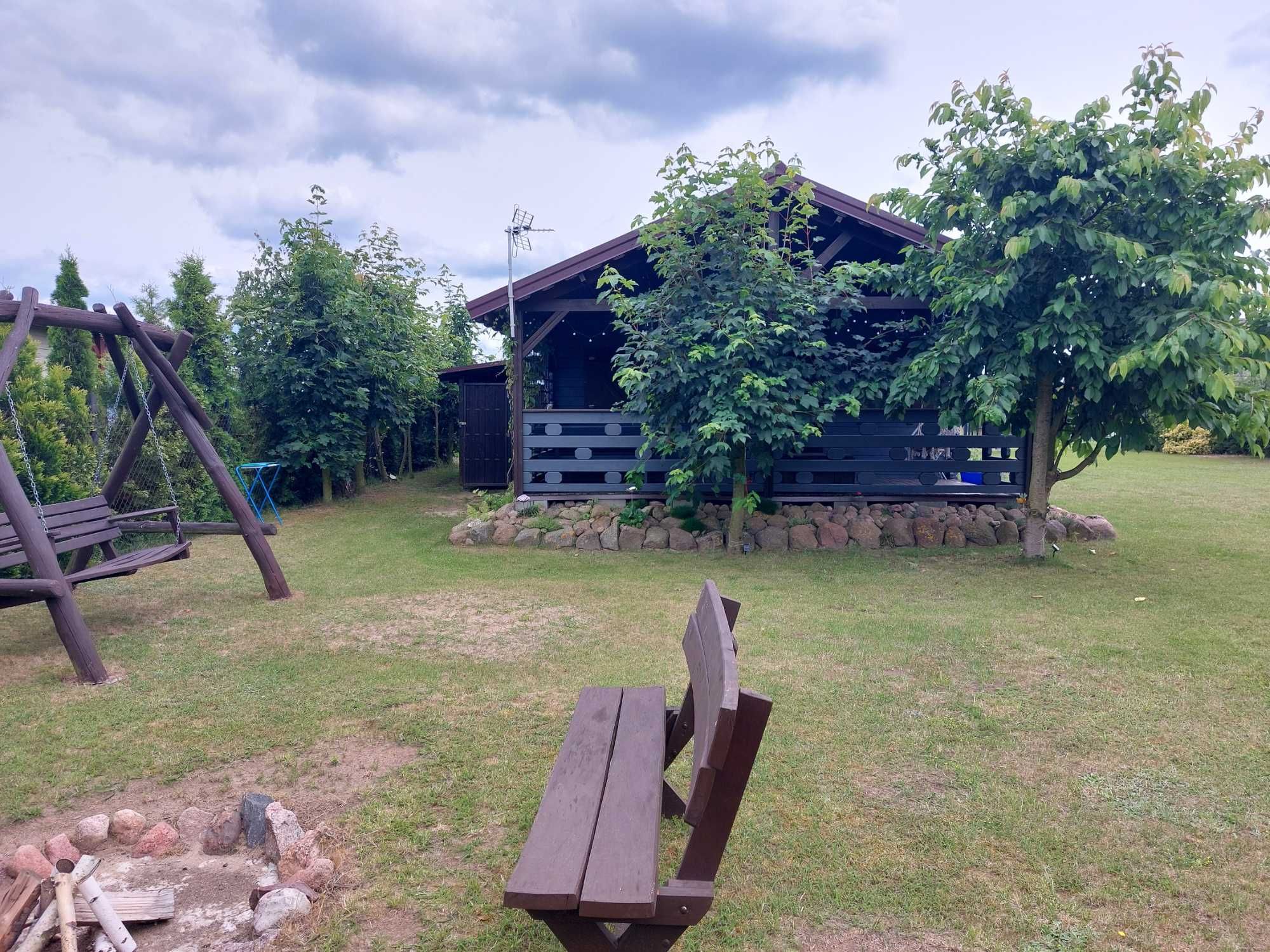 Domek nad J. Głuszyńskim (200m od jeziora) Pomost, rowerek wodny kajak