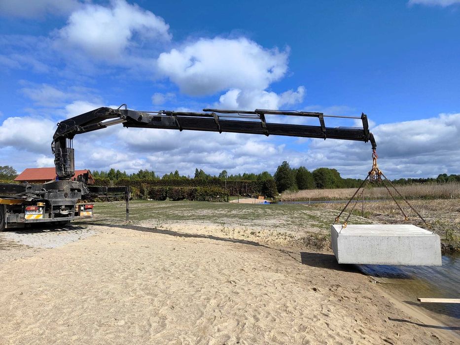 Pływaki betonowe - pomost- hydrotechnika