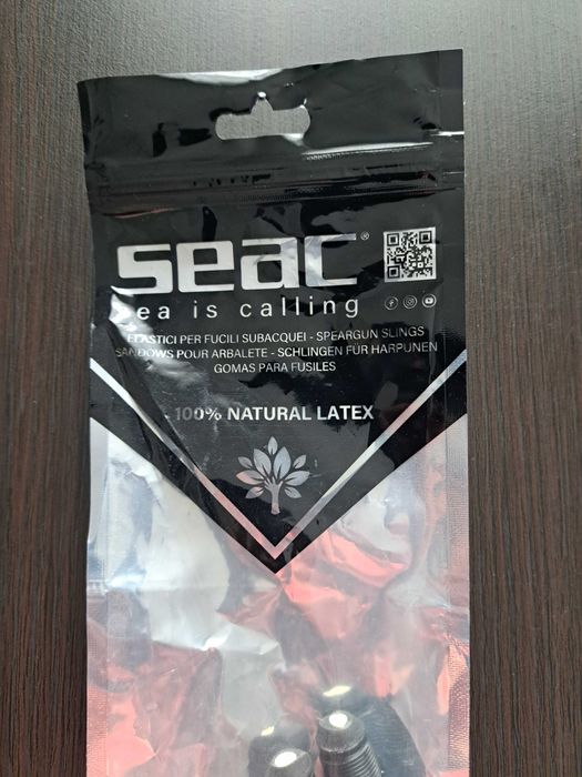 Para gumek do spearfishingu SEAC 100% naturalny lateks