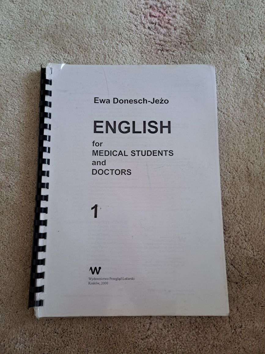 ENGLISH for medical students and doctors 1 i 2  (angielski studia)