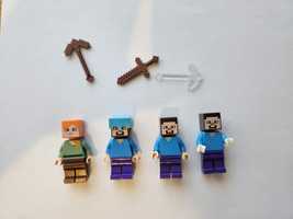 Lego minifigurki Minecraft ,Steave
