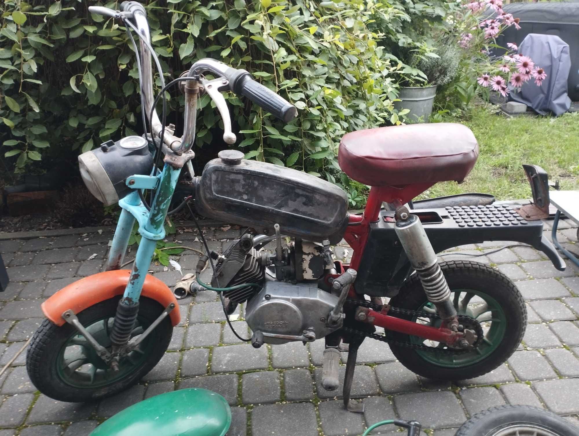 Motorynka części silniki ramy koła całość romet pony