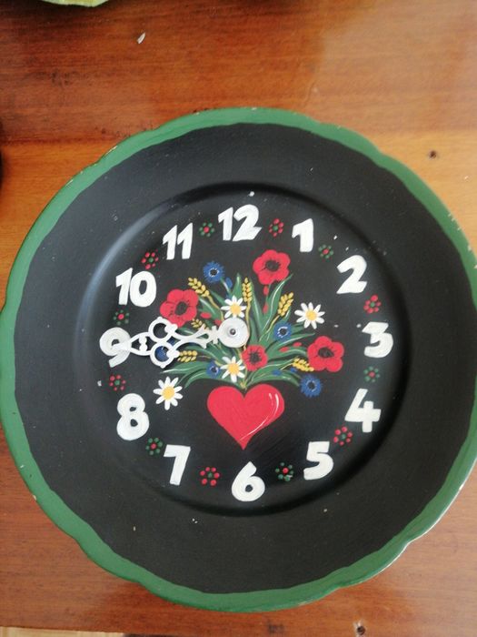 Настенные часы с ручной росписью!