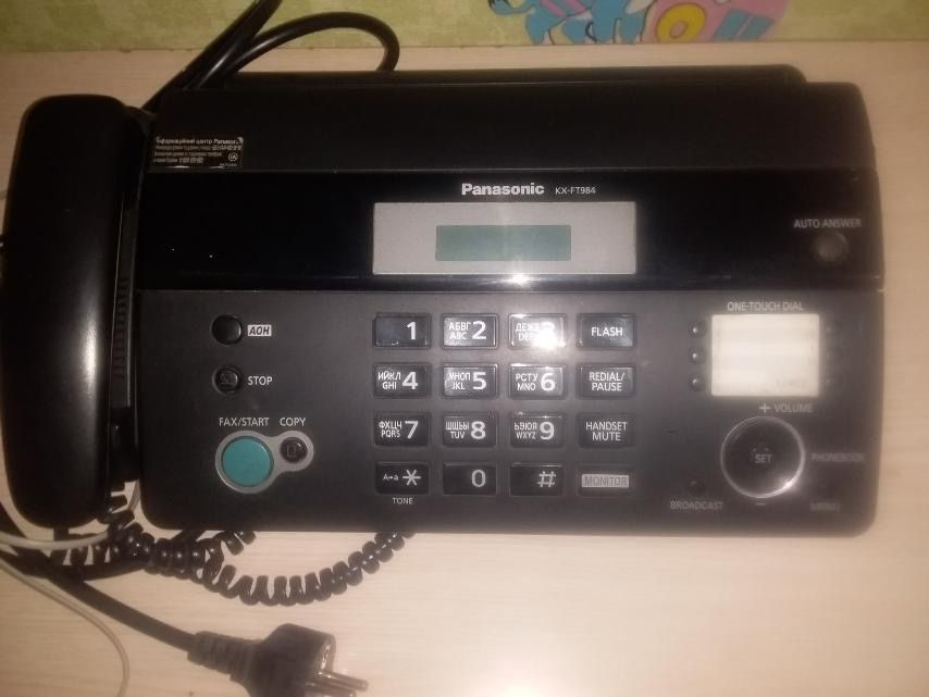 Телефон факс Panasonic KX-FT 984