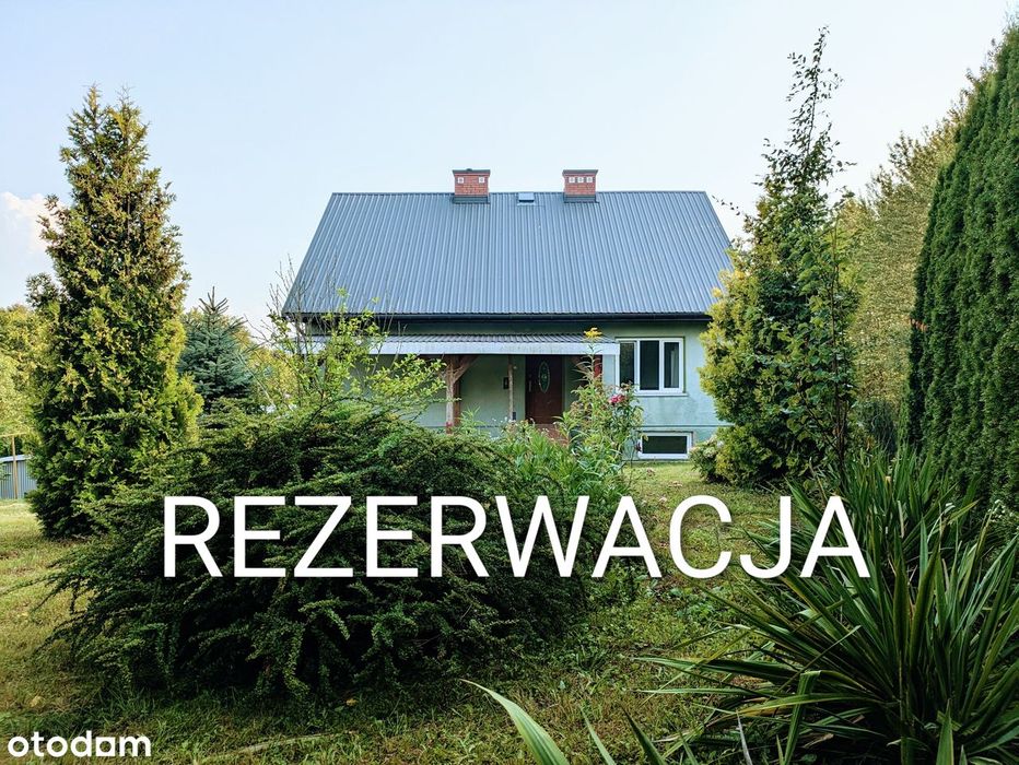 Uroczy dom na widokowej działce koło Tarnowa