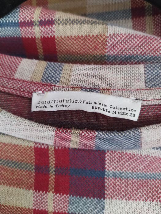 Sukienka mini w kratkę  Zara