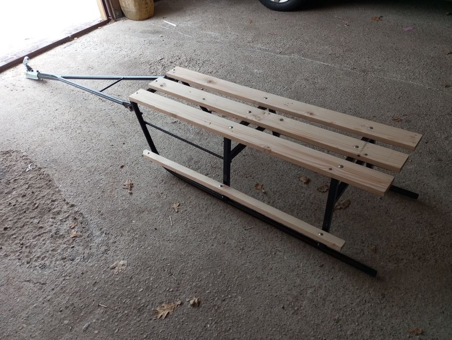 Sanki na kulig z dyszlem