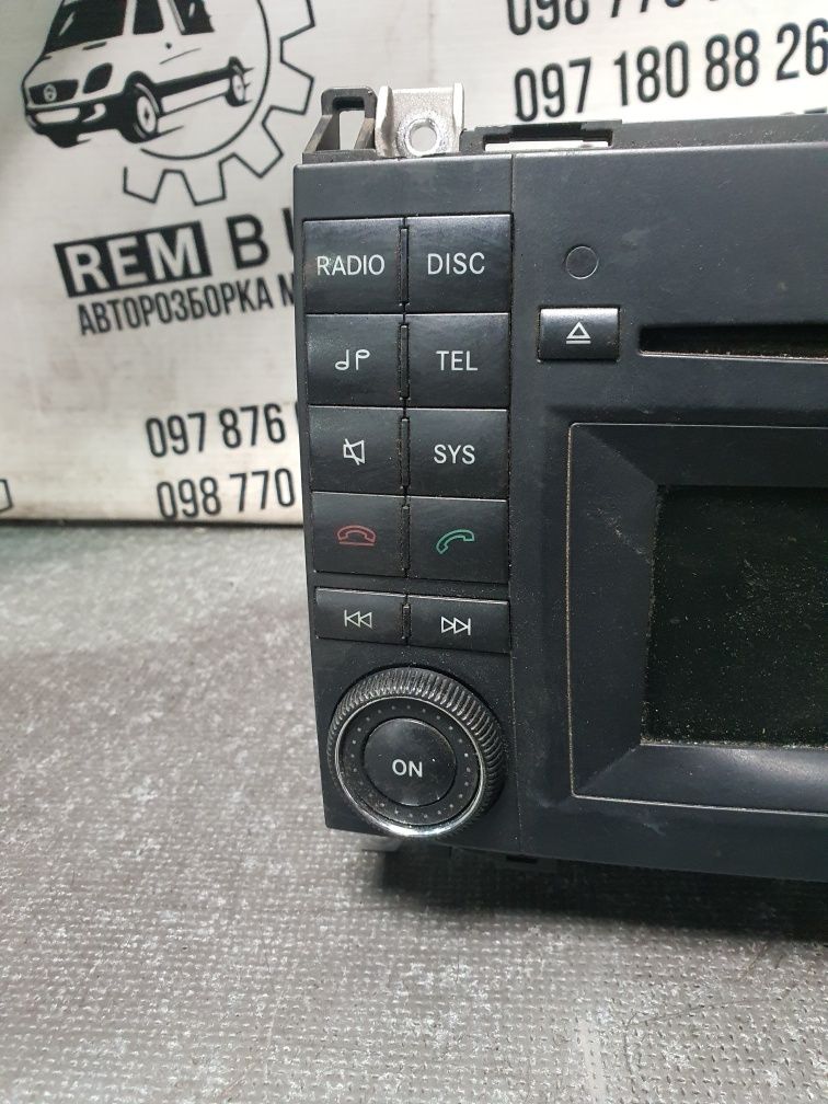 Магнітола Mercedes-Benz Vito w639 viano 111 112 115 a1699002000