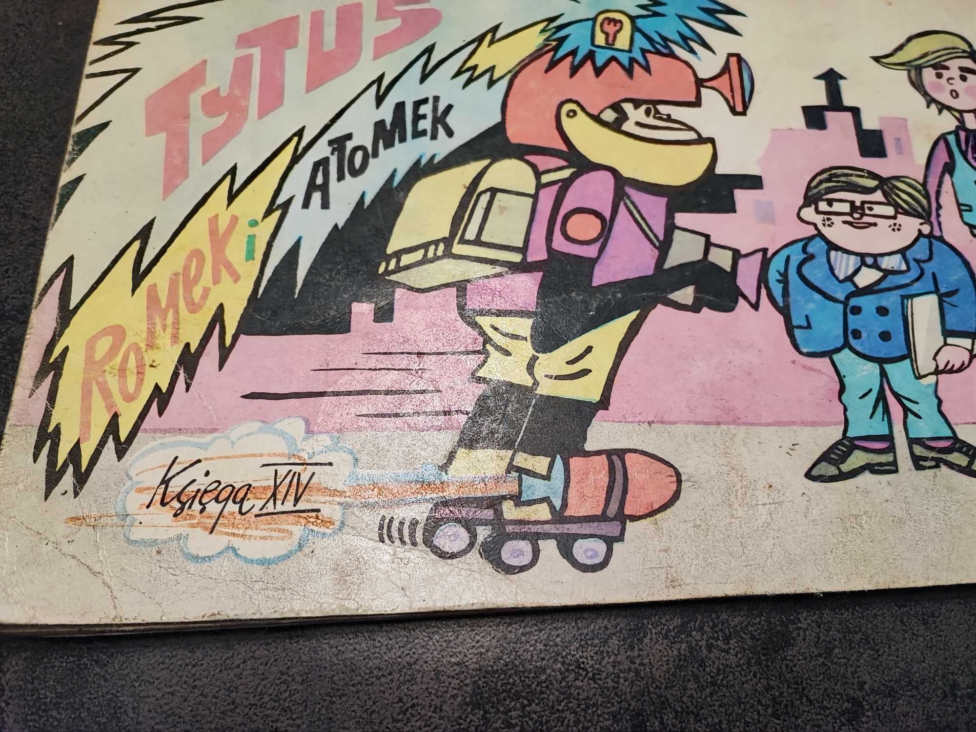 Komiks Tytus Romek i Atomek księga xiv 1989 rok