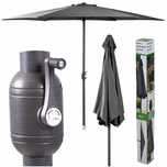 NOWY PARASOL OGRODOWY NA BALKON na Korbkę Alu 300cm UV 50+ Protection