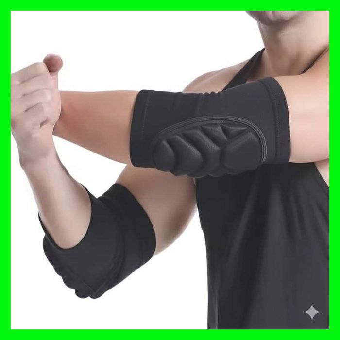 Налокітник спортивний - компресійний із амортизацією для спорту
