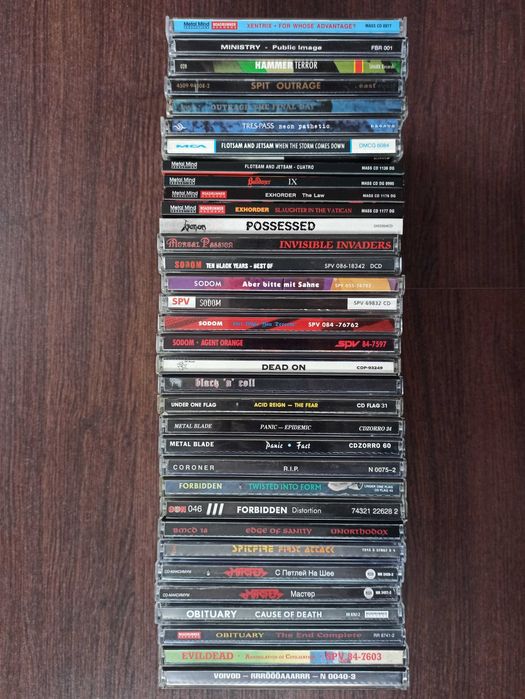 Płyty CD metal, hard rock, thrash, speed, first press, rare