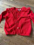 Sweter bawełniany czerwony 110