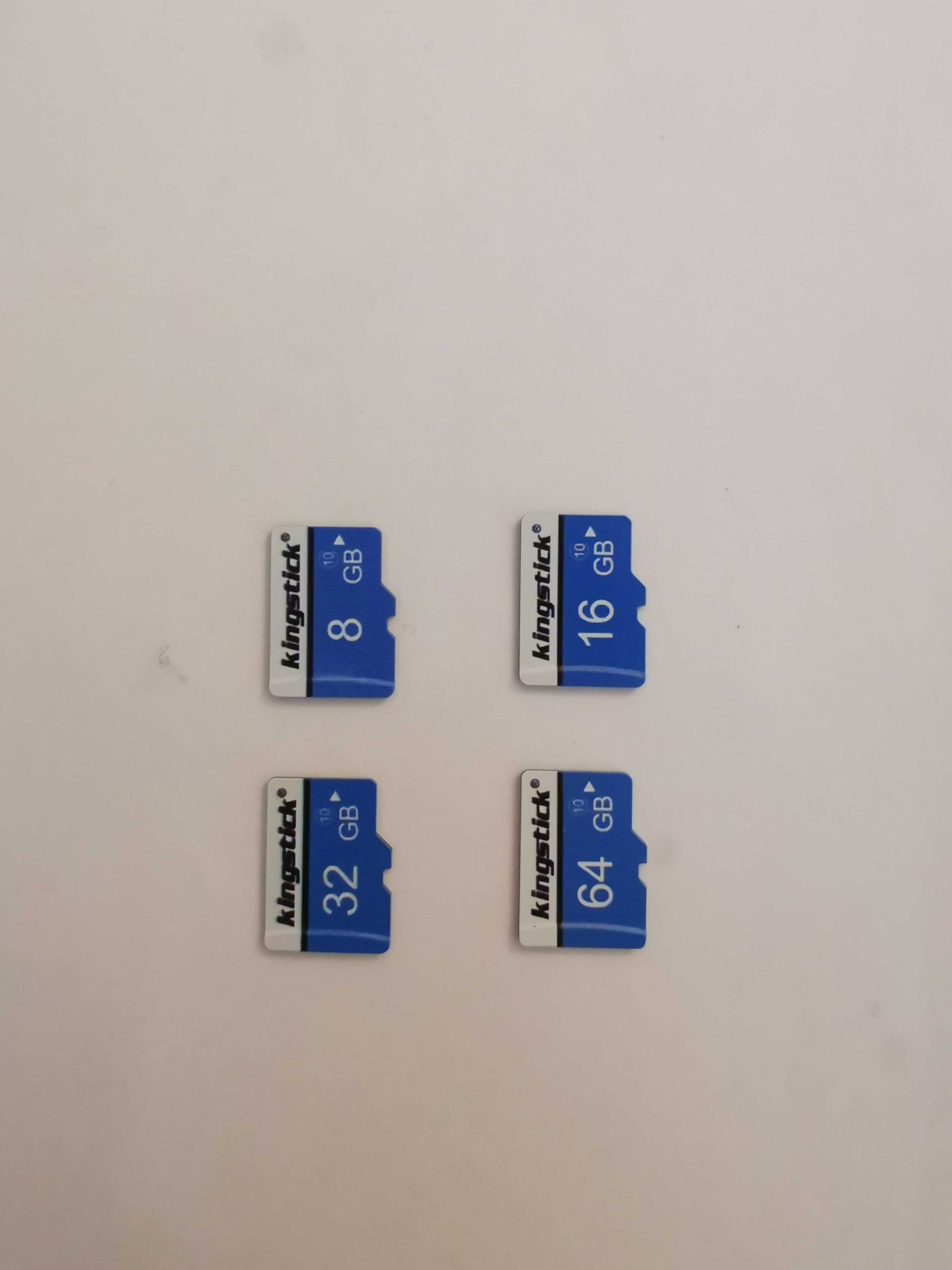 Cartão MicroSD + Adaptador SD + Adaptador PENDrive (8/16/32/64 GB)