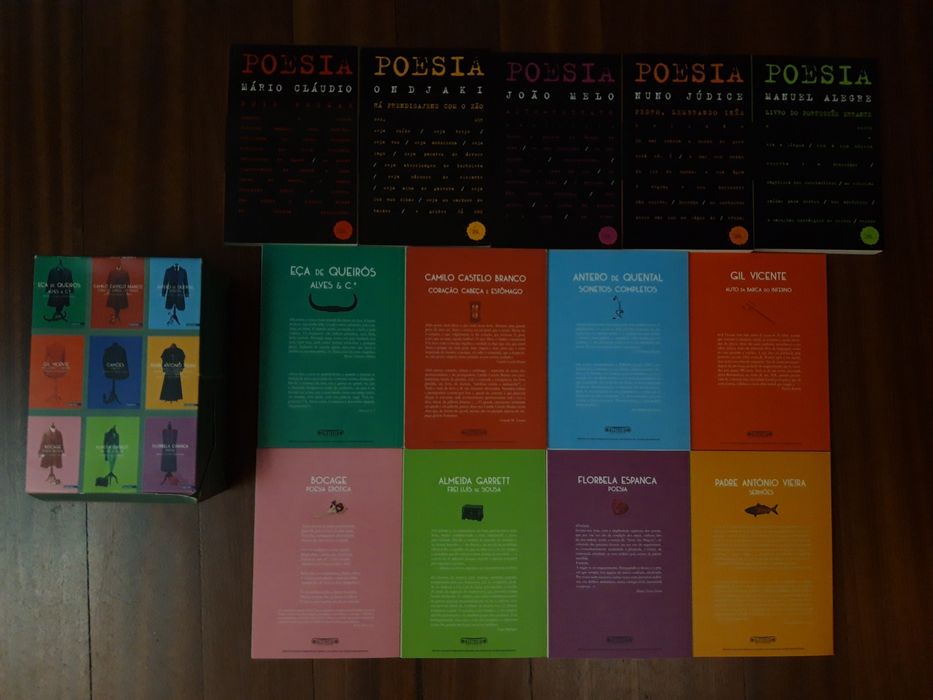 Colecções: Prosa/Poesia Lusófona + Clássicos de Sempre (portugueses)