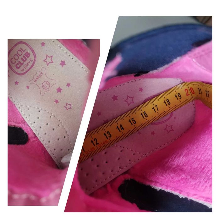 Smyk Nowe Botki 31 buty przejściowe granatowe botki Cool Club 31