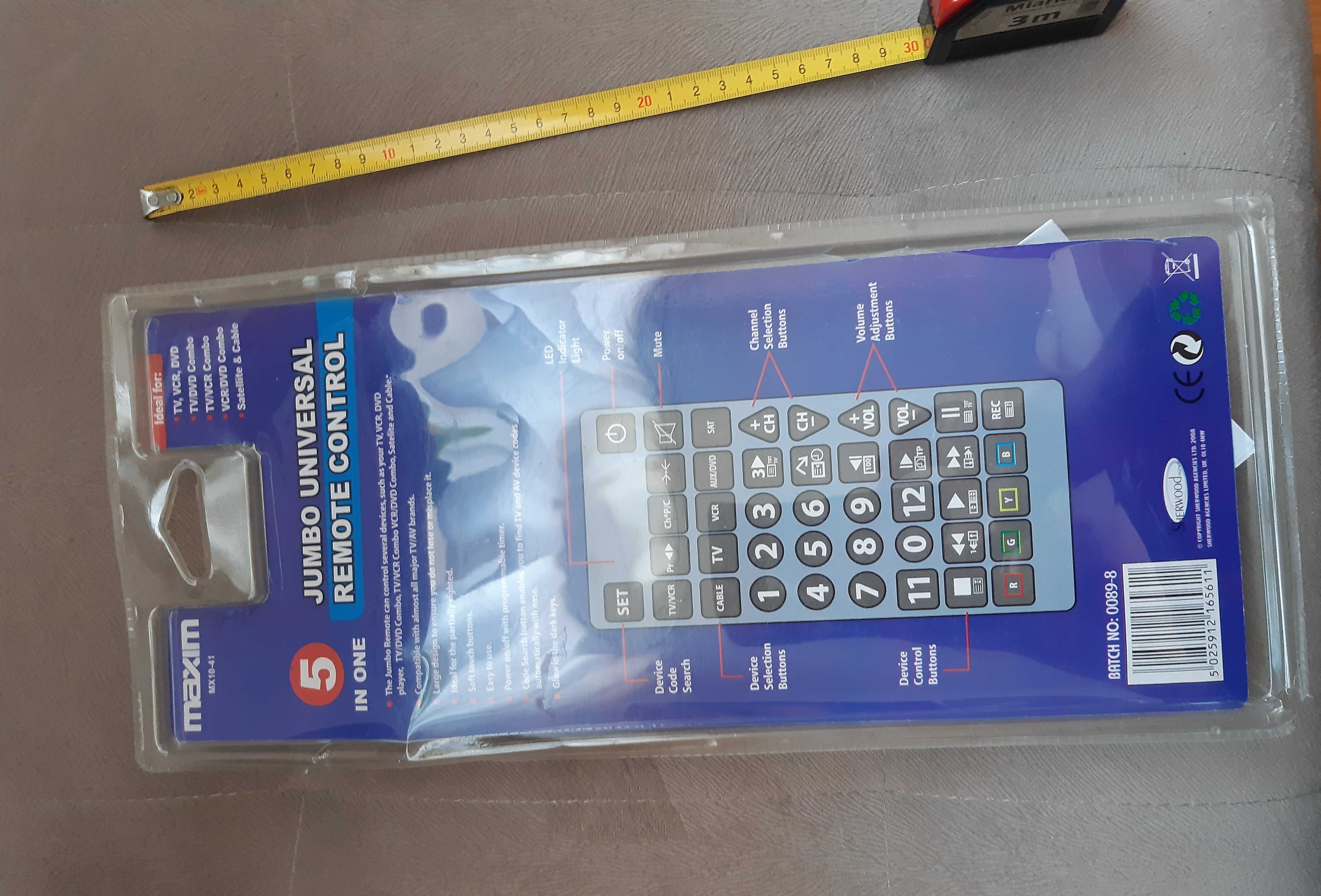 Jumbo universal remote - mega duży pilot uniwersalny