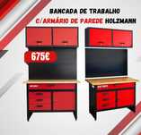 Bancada de Trabalho C/ Armário de Parede HOLZMANN JL20