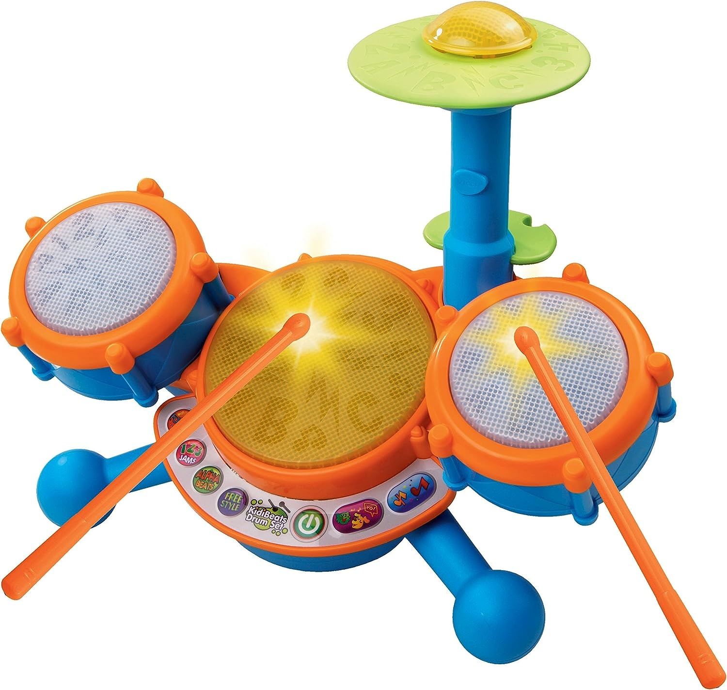 Барабана установка vtech kidibeats kids drum set, orange