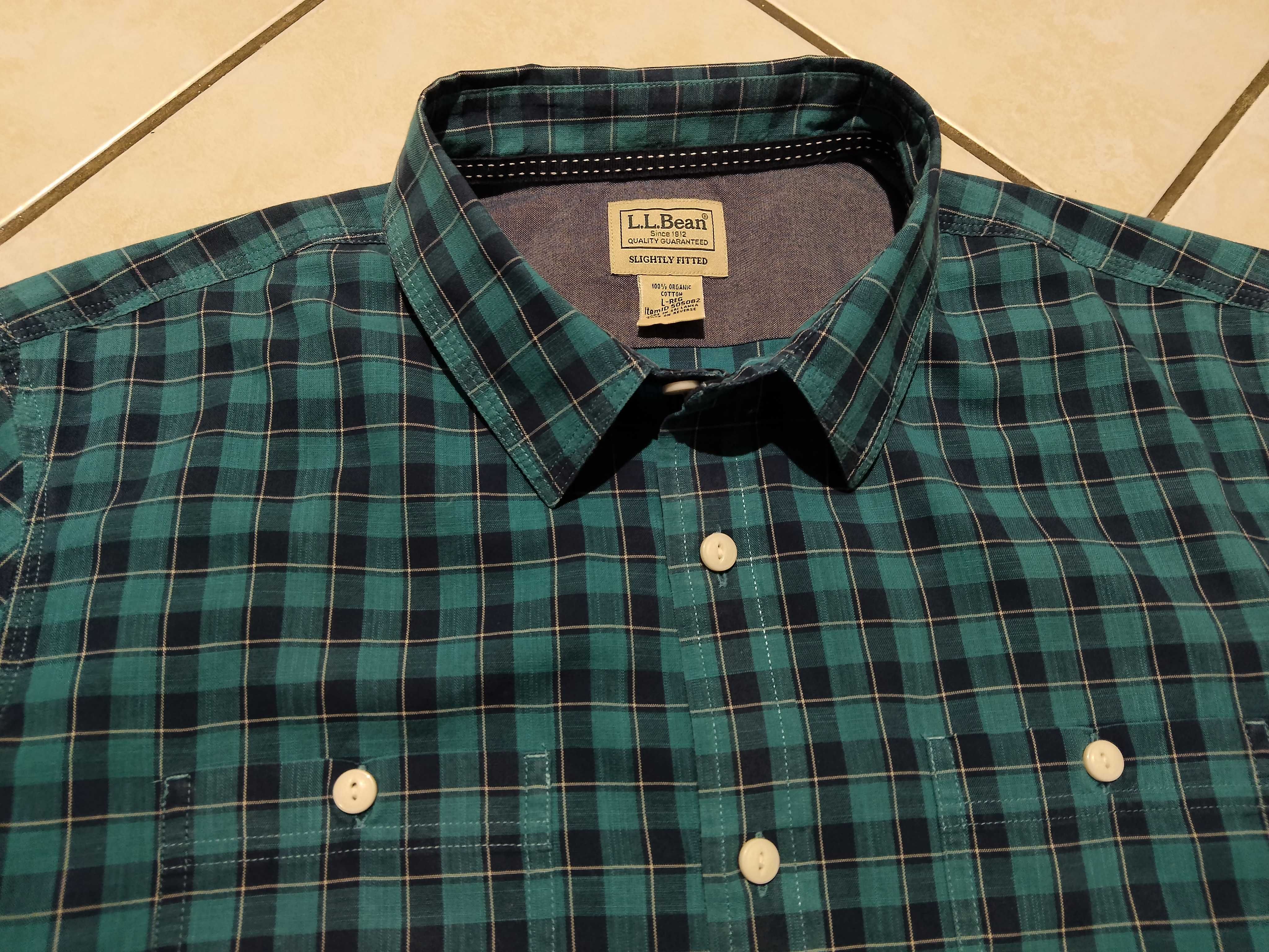 LL BEAN USA - NOWA! Koszula Męska krótki rękaw rozmiar XL
