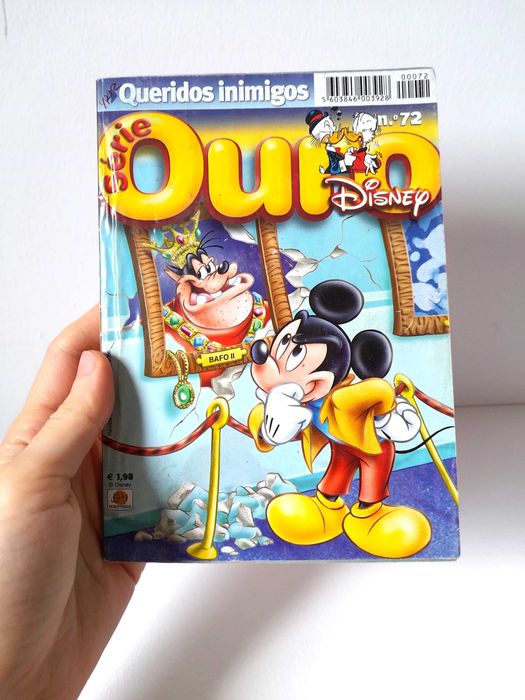 Livro BD Disney Série Ouro Queridos Inimigos Volume 72