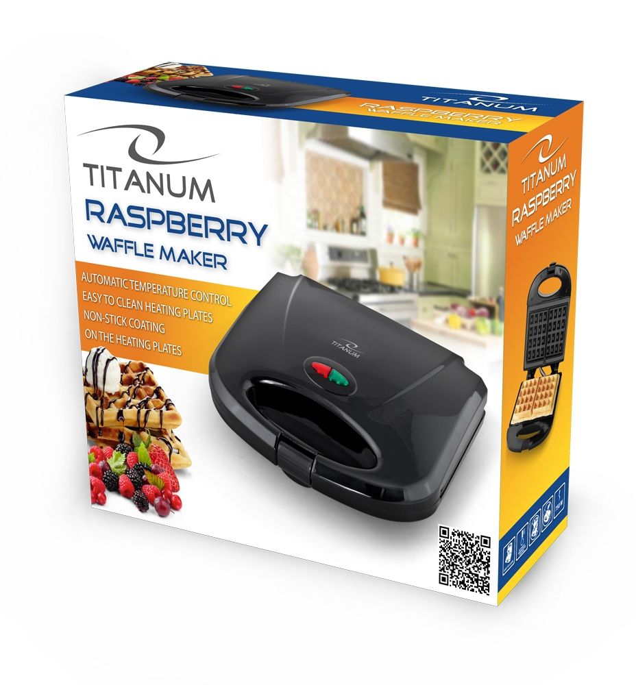 tkt003 gofrownica raspberry 750w titanum opiekacz