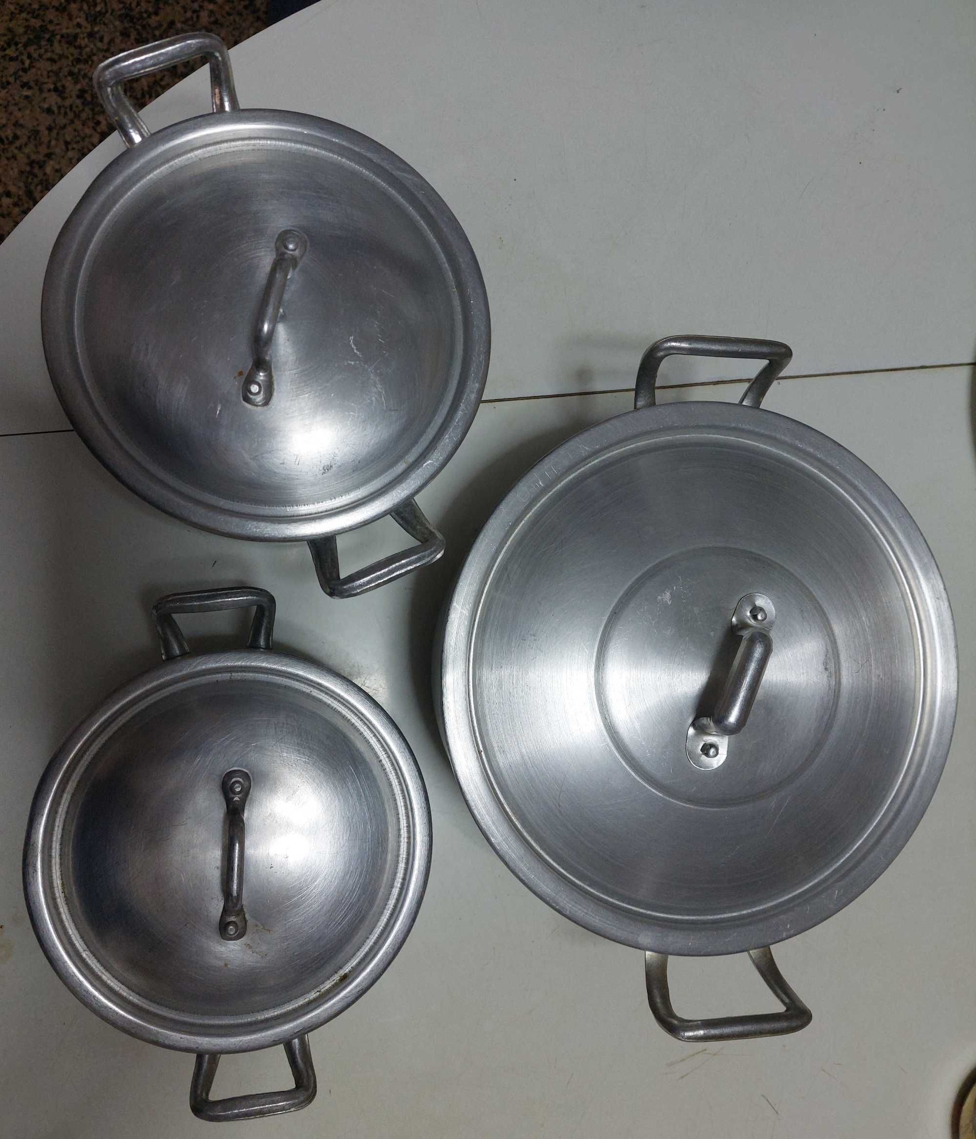 Tachos e panela alumínio