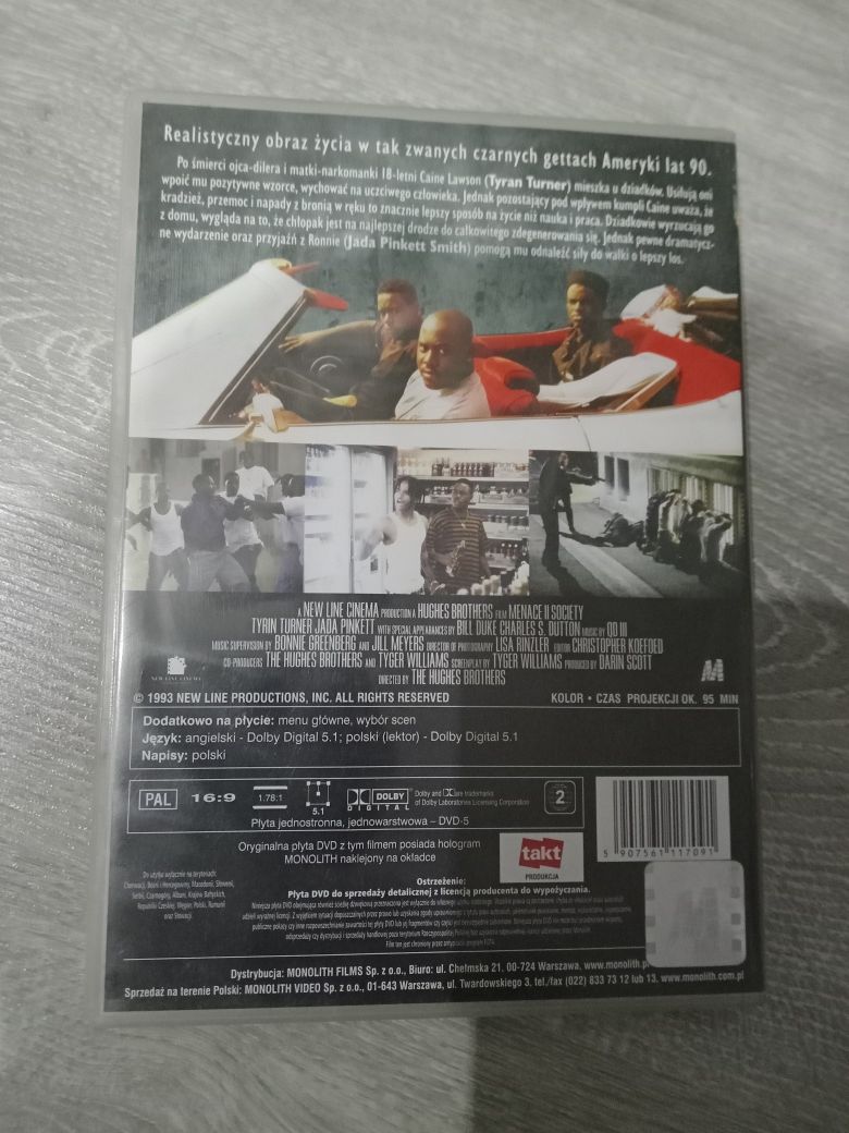 Zagrożenie dla społeczeństwa (1993) DVD