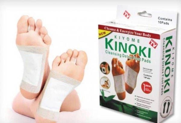Пластырь на стопы для чистки лимфы KINOKI,выведения токсинов,очищающий