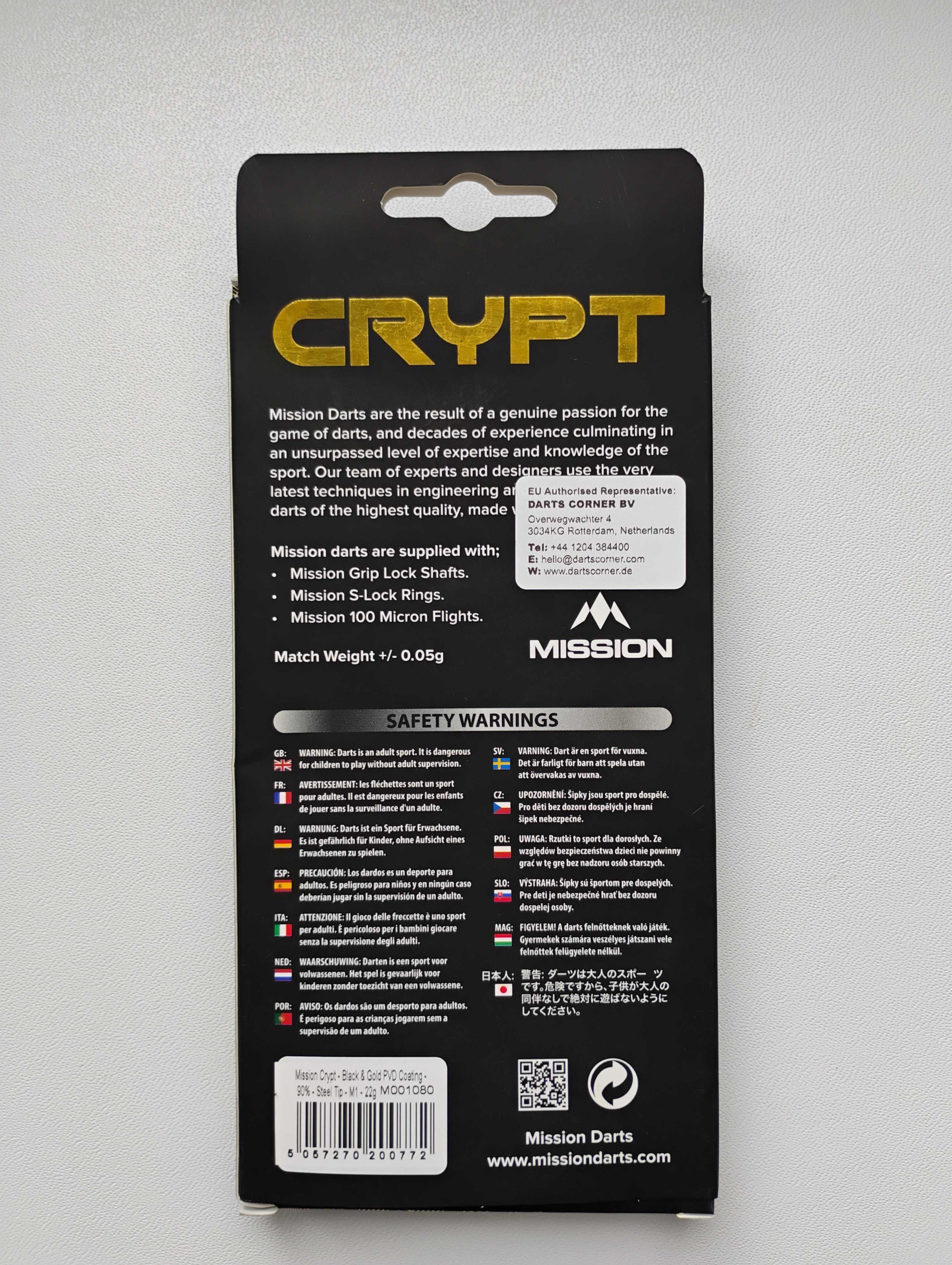 Lotki Mission Crypt Black & Gold PVD M1 90%
