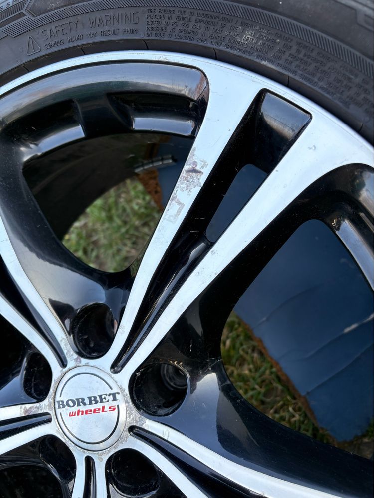 Felgi aluminiowe Borbet 17’ 5x100 ET35 7,5J