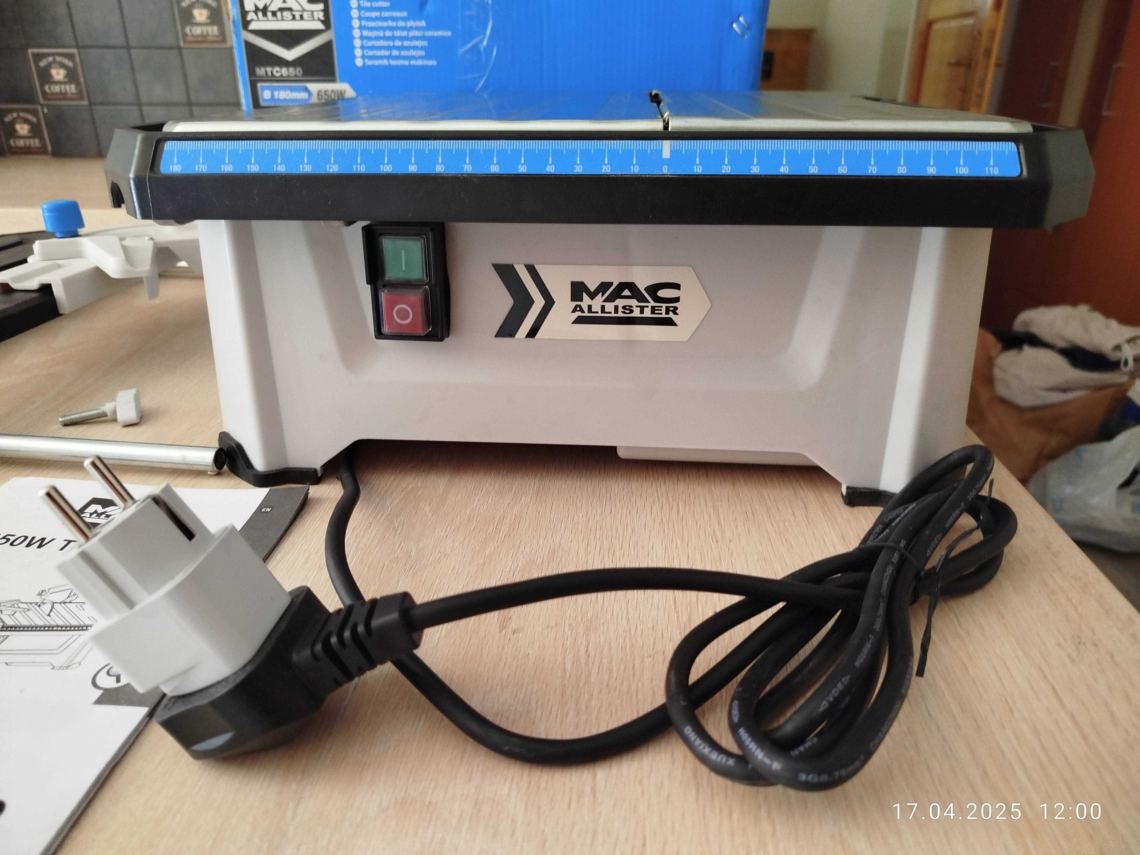 Przecinarka do płytek Mac Allister MTC650, 650W